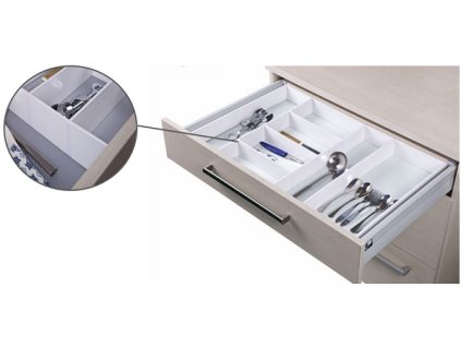 Profil predeľovací 90x2000mm biely