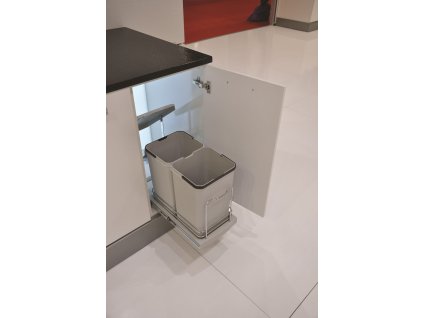 S-2392 Kôš na odpadky šedý 12+12L