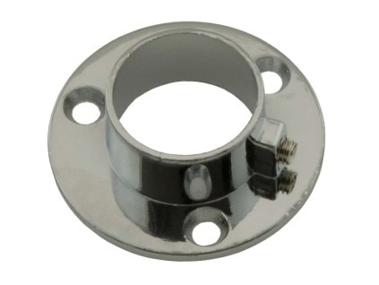 Úchytka nábytkovej tyče okrúhla D-19 nikel