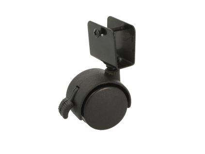 Nábytkové koliesko 40mm, s U platničkou pre16mm + brzda