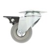 Nábytkové koliesko 75mm otočné s brzdou