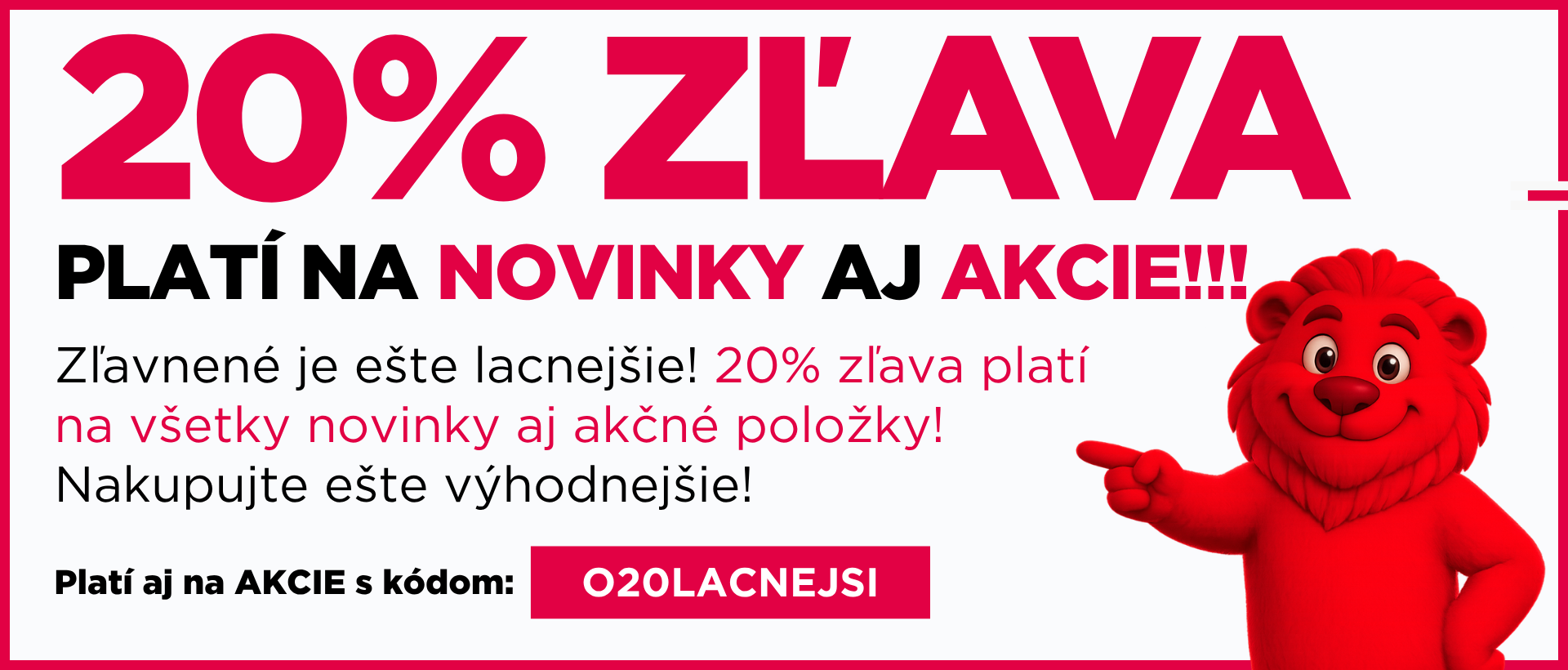 20% sleva