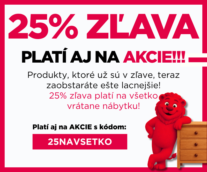 25% sleva