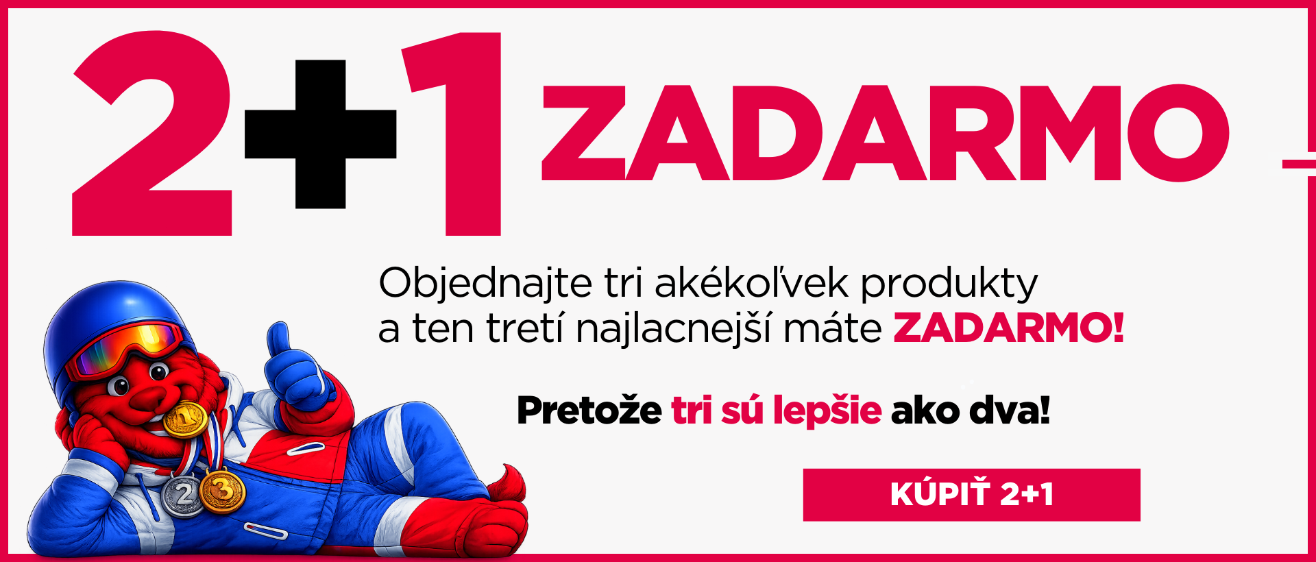 2+1 zdarma