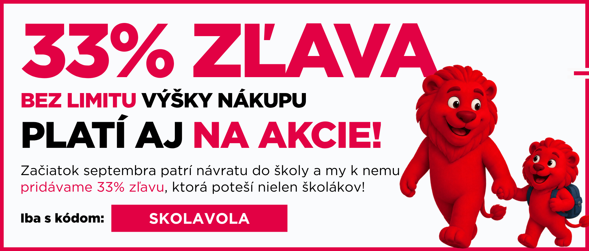 33% sleva