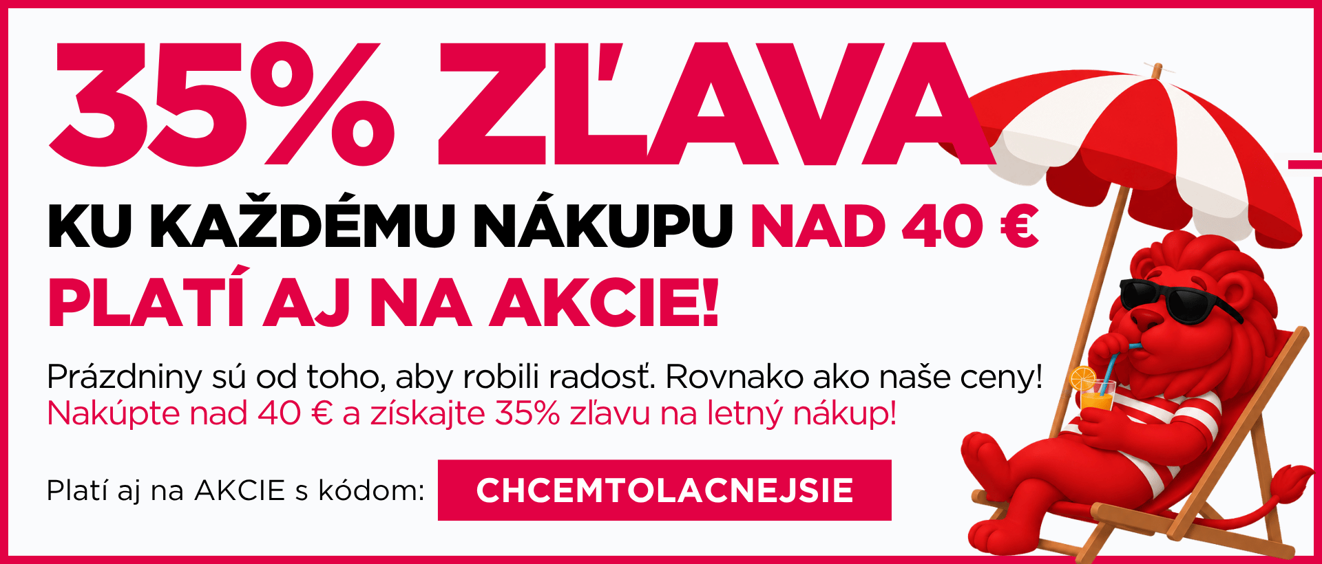 35% sleva