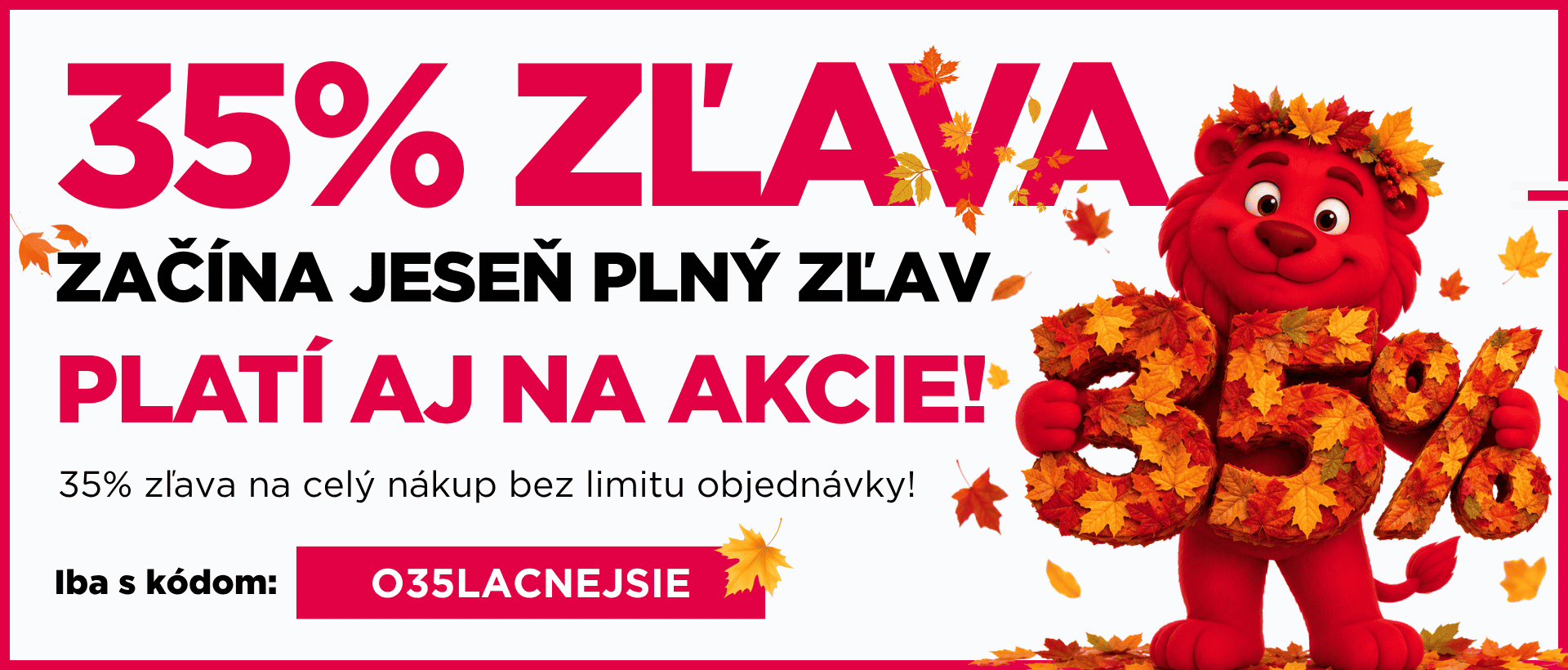 35% sleva