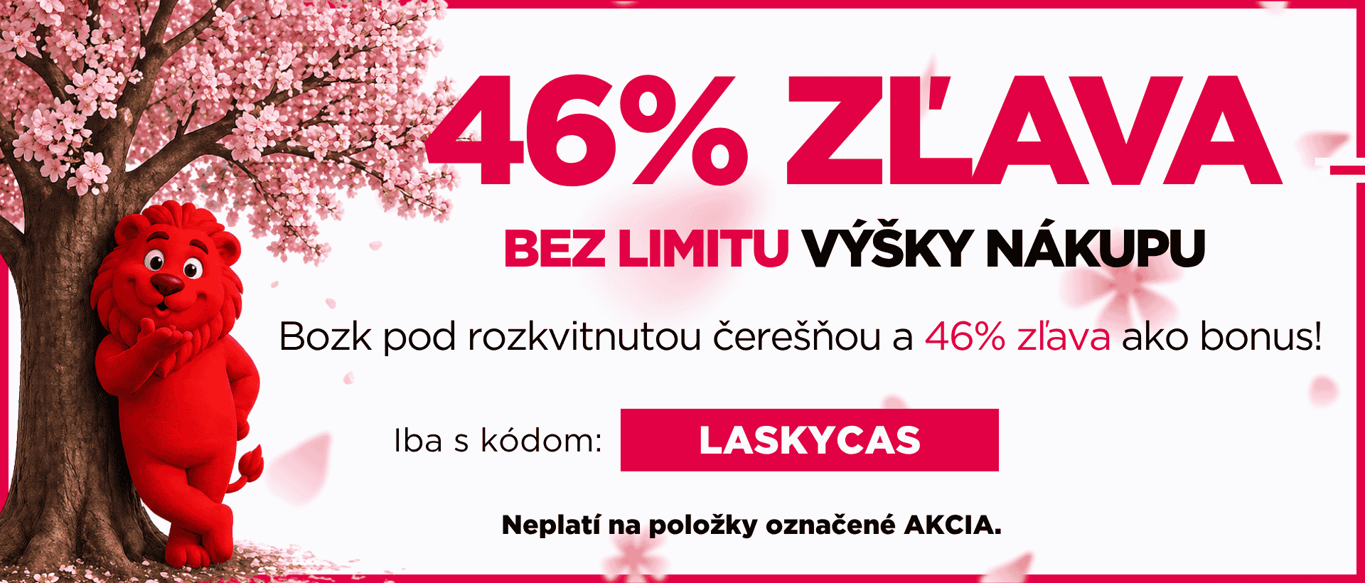 46% Májová sleva