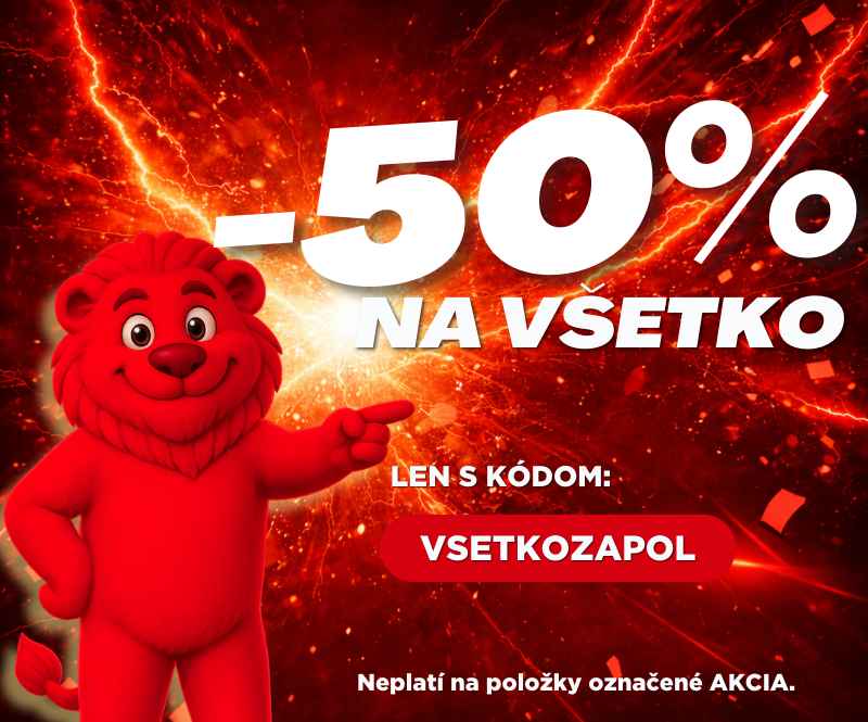 50% sleva na vše