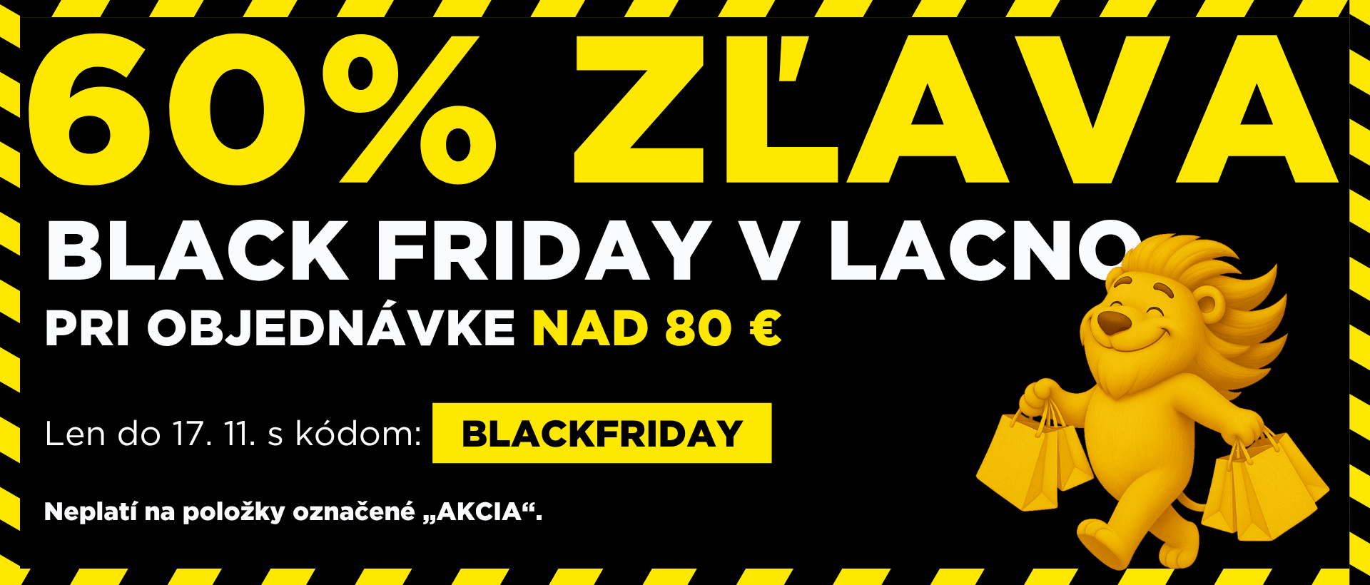 60% Black Friday sleva