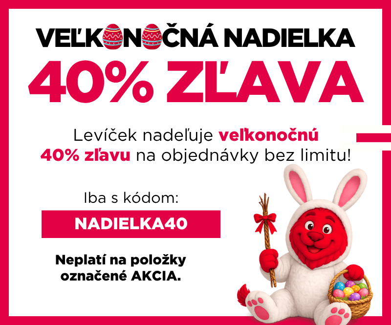 40% velikonoční sleva