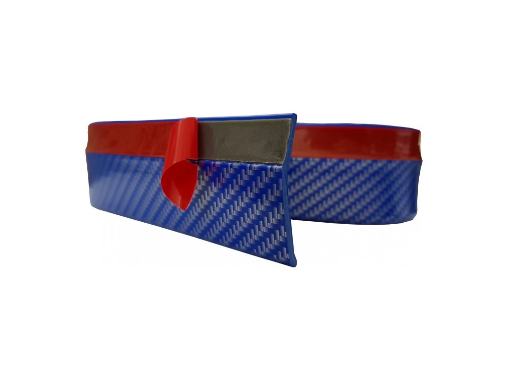 Samolepící lišta spoilerová 2,5m modrý carbon