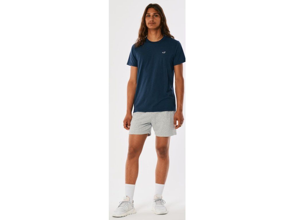 Pánské fleece šortky Hollister, šedé