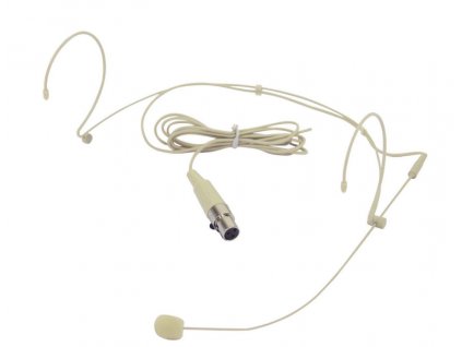 Omnitronic HS-1100 headset řečnický mikrofon, druh přenosu: kabelový, vč. ochrany proti větru