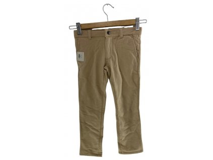 Dětské kalhoty IDO, béžové, s kapsami, se zapínáním na zip