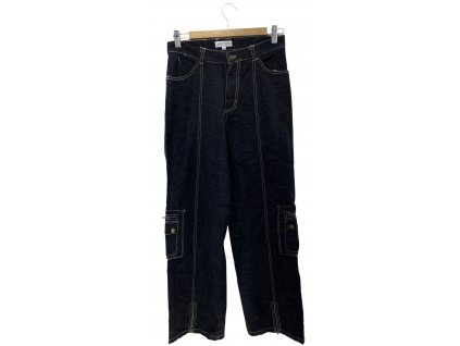 Pánské džíny, WESTERN, černé s velkými kapsami