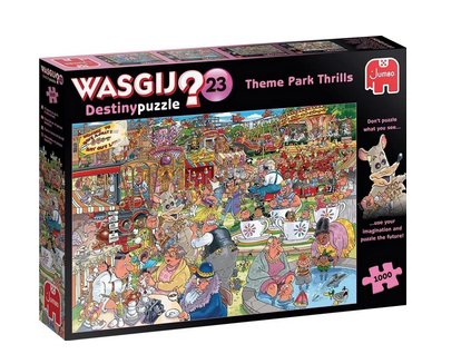 Jumbo Wasgij Puzzle Destiny 23 - Podívaná v zábavním parku