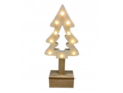 Dekorace - LED stromeček - White Christmas
