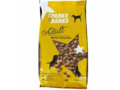 Sparks Barks Chicken granule pro psy kuřecí 1,35kg
