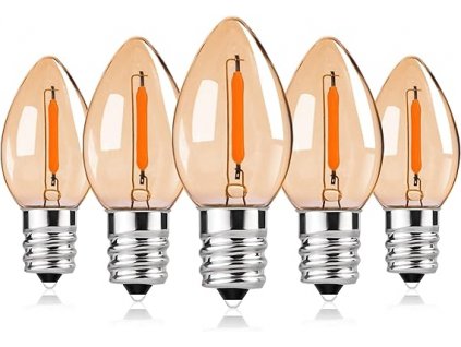 Vintige LED žárovka - teplá - 5ks