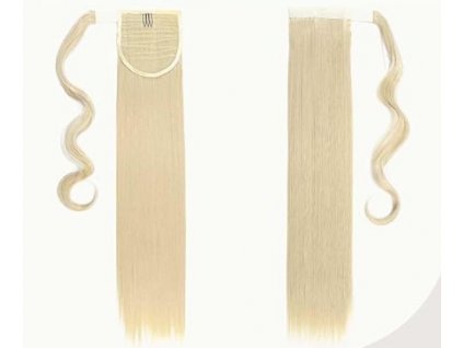 S-noilite® příčesek do culíku, rovné prodloužení vlasů 58 cm, bleichblond