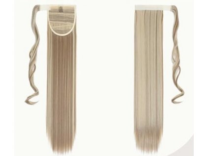 S-noilite® příčesek do culíku, rovné prodloužení vlasů 58 cm, sandblond & bleichblond