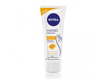 nivea indulging hand cream for all skin types glycerine beeswax 75 ml 0