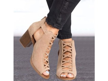 Dámské sandály na podpatku Tallis