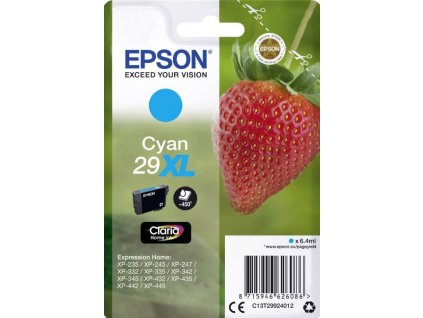 Epson Ink T2992, 29XL originální azurová