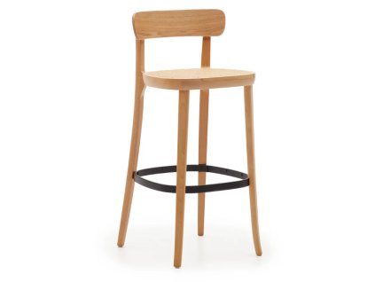 Barová židle v dekoru jasanu v přírodní barvě 99 cm Romane – Kave Home