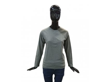 Detské tričko s dlhým rukávom šedá Switcher (Veľkosť DETSKÉ 152)