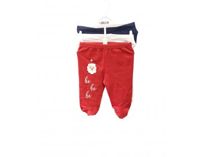 Dětské polodupačky 3 ks-Červená,Bílá, Modrá