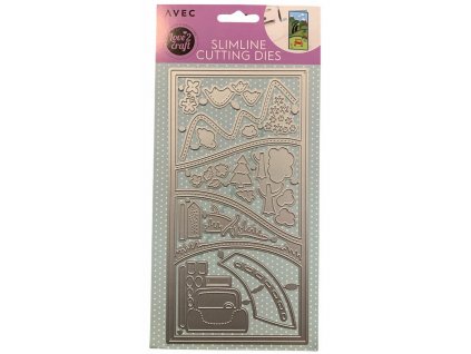 AVEC raznice pro scrapbooking papír hory auto