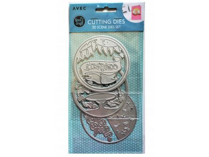 Sada raznic, NAROZENINOVÁ SCÉNA, DORT, 3 kusy