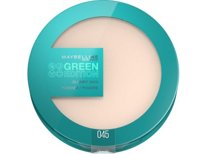 Maybelline Kompaktní pudr Green Edition Poudre de Teint Blurry Skin 100