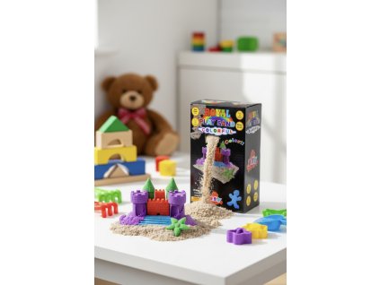 Tekutý kinetický piesok (400g)  Rozbaliev(n)o