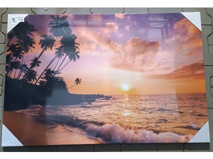 OBRAZ NA PLÁTNĚ MOTIV PLÁŽ