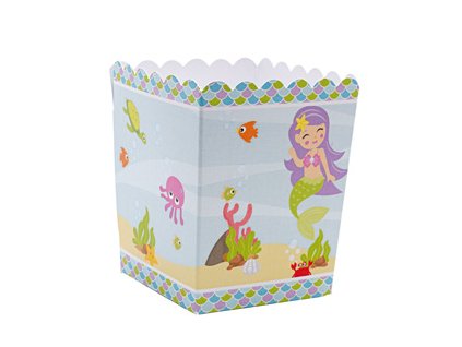 Pudełeczko papierowe na drobiazgi, popcorn 7 x 6 cm