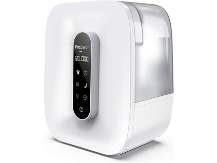 (Amazon B) Pro Breeze 5,6-litrowy Nawilżacz Ultradźwiękowy z Dyfuzorem Aromatów, Zimną i Ciepłą Mgłą, Wyświetlaczem LED
