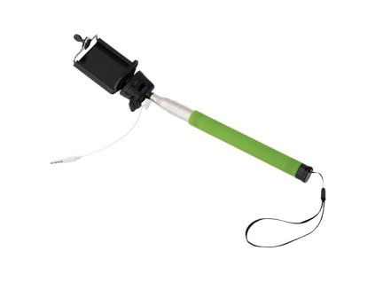Kijek do selfie teleskopowy 90 cm SELFIE, zielony
