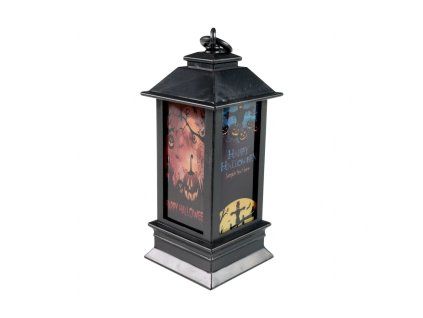 LED LUCERNA ČERNÁ PL.13X5,2CM HALLOW.