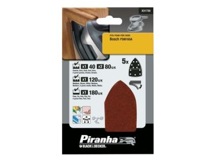 Piranha multi brusný pás sada 5 kusů X31730