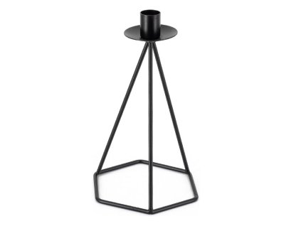 Homebound by Kolony – Kaarsenstandaard – 23×6x14cm – zwart