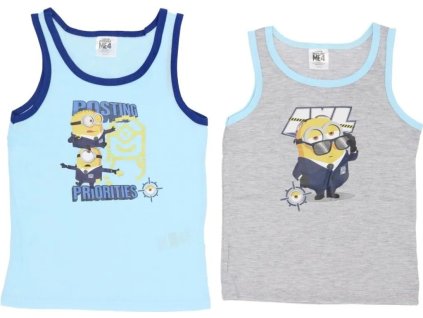 Dětská tílka Minions 2 pack