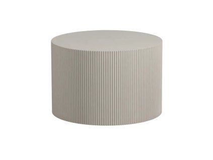 Konferenční stolek SanneKulatý, béžový, ø 60 cm