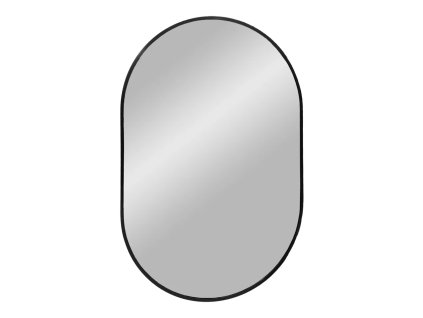 Nástěnné černé zrcadlo 50x80 cm Madrid – House Nordic