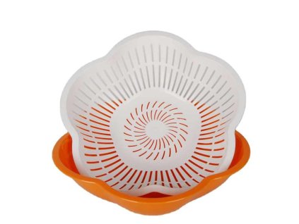 Odkapávací mísa na ovoce a zeleninu 2ks  - mix barev