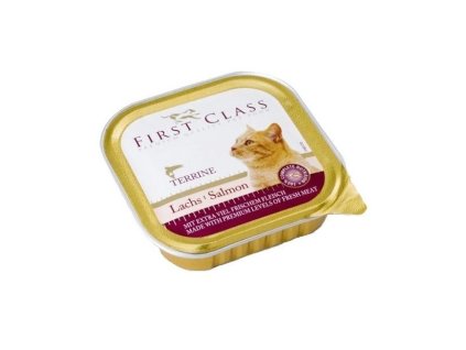 FIRST CLASS Losos paštika pro kočky 100 g