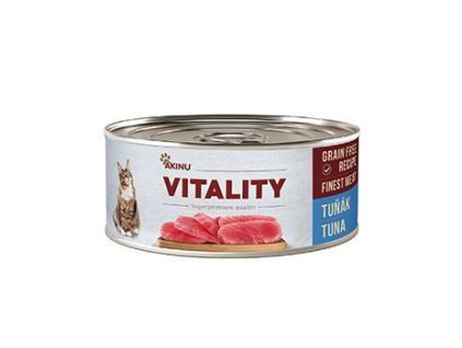Akinu VITALITY Tuňák konzerva pro kočky 70 g