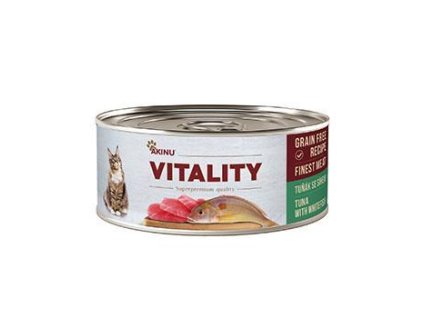 Akinu VITALITY Tuňák & síh konzerva pro kočky 70 g